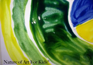 mixing green with primary colors kids