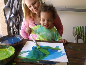 toddler art paint environmentally friendly