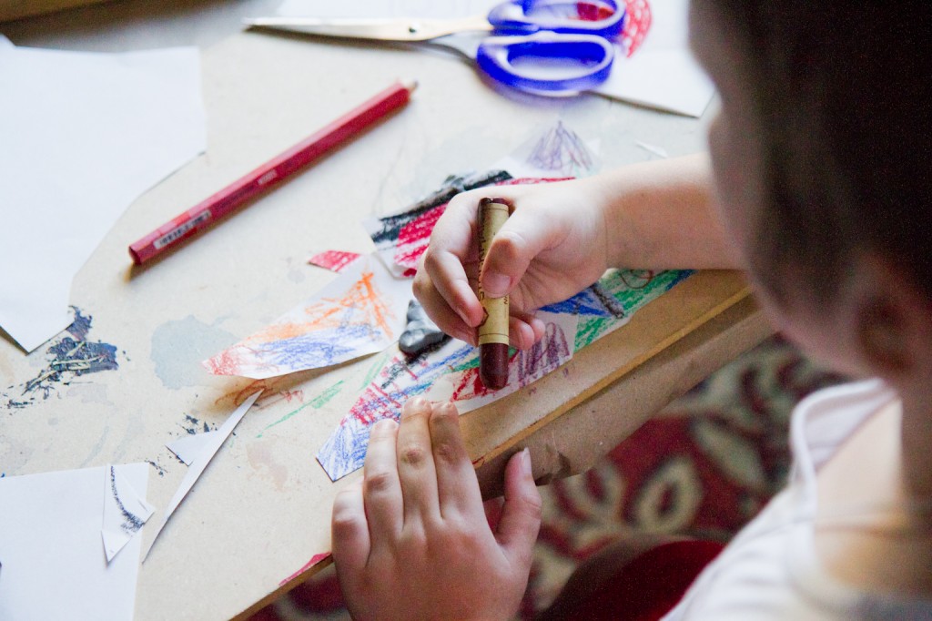 How nurturing loving supportive talks about kids artworks