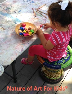 Playing with clay can relieve stress for kids - Art making activity