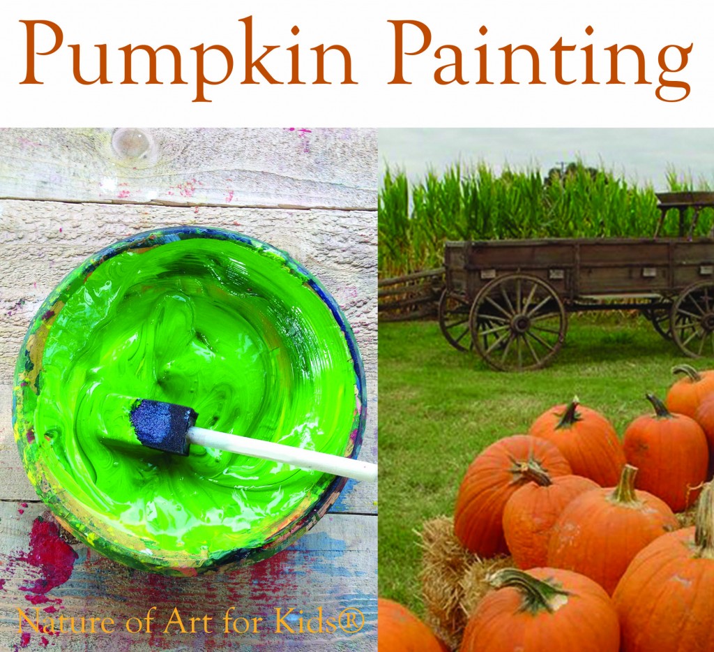 tips for painting pumpkins with toddlers, babies, kids