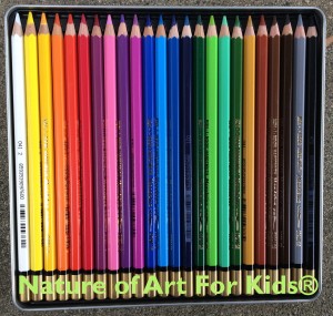 Kids Art Drawing Projects with color pencils 