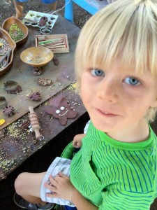 Positive Links Between Kids Art Making Projects with Natural Materials