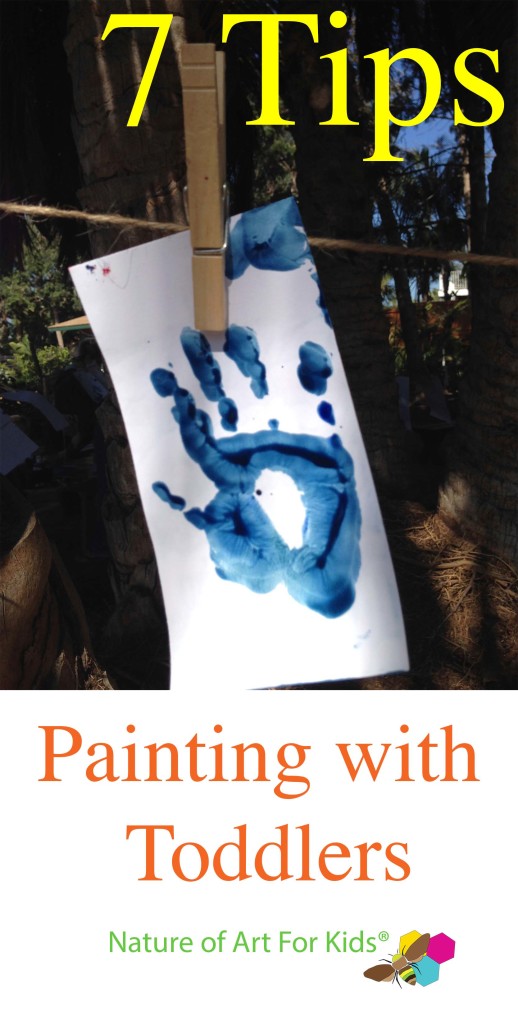 tips for painting with kids, preschool children finger paints how to 