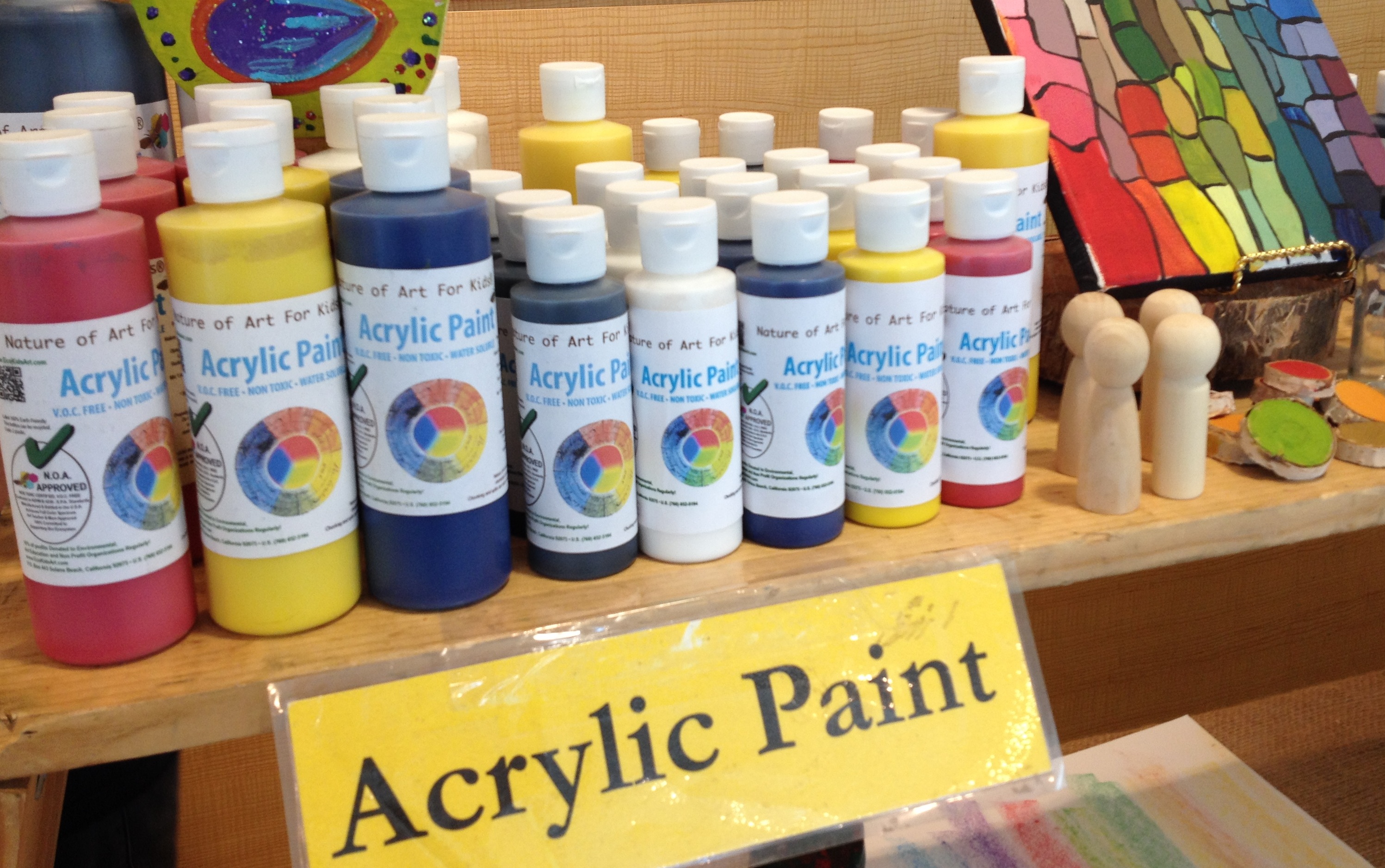 Buy safe paints for kids art projects