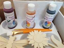 Buy watercolor and finger paints for preschool children