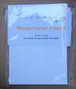 kids watercolor project paper order