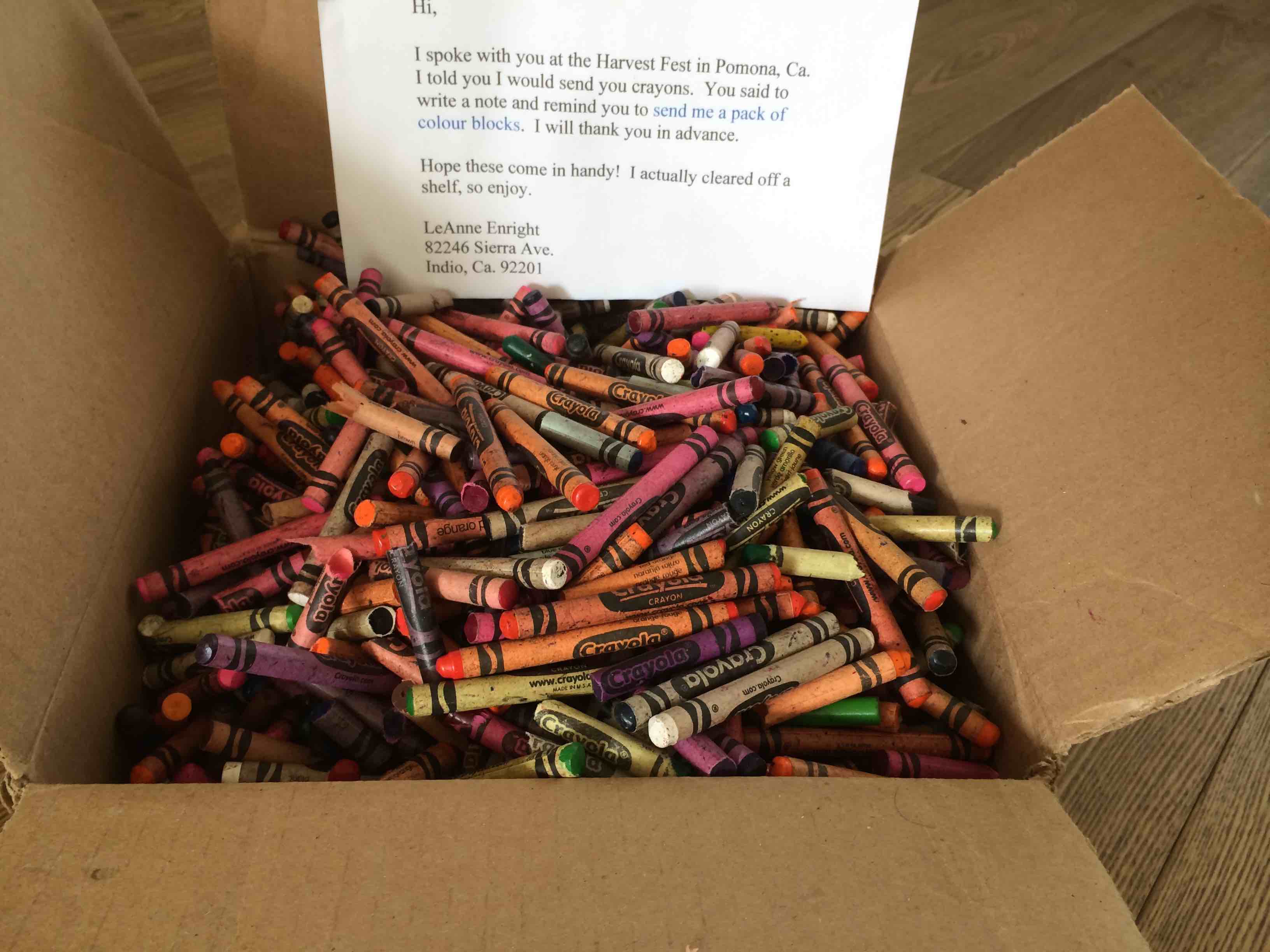 Crayola offers schools a free marker recycling program