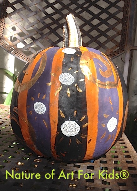 How to Halloween Pumpkin Painting with Acrylic Paints