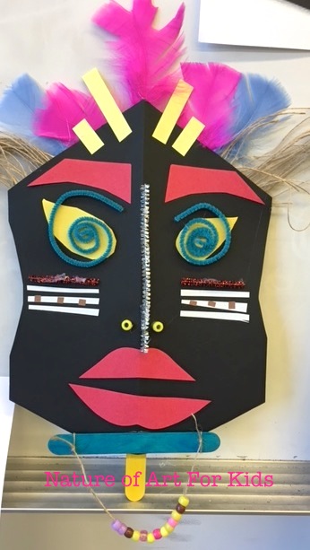 African Mask Craft Project| Kids, art 