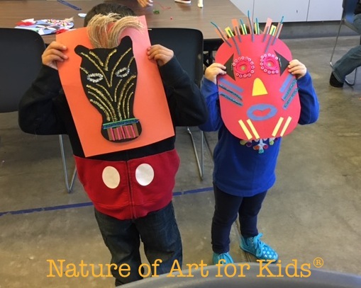 African Mask Craft Project| Kids, Montessori lessons