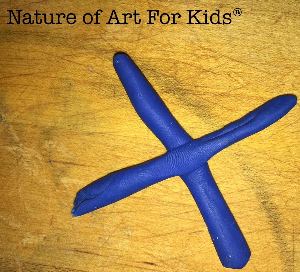 Clay Snowflake Kids Winter Project, building and modeling