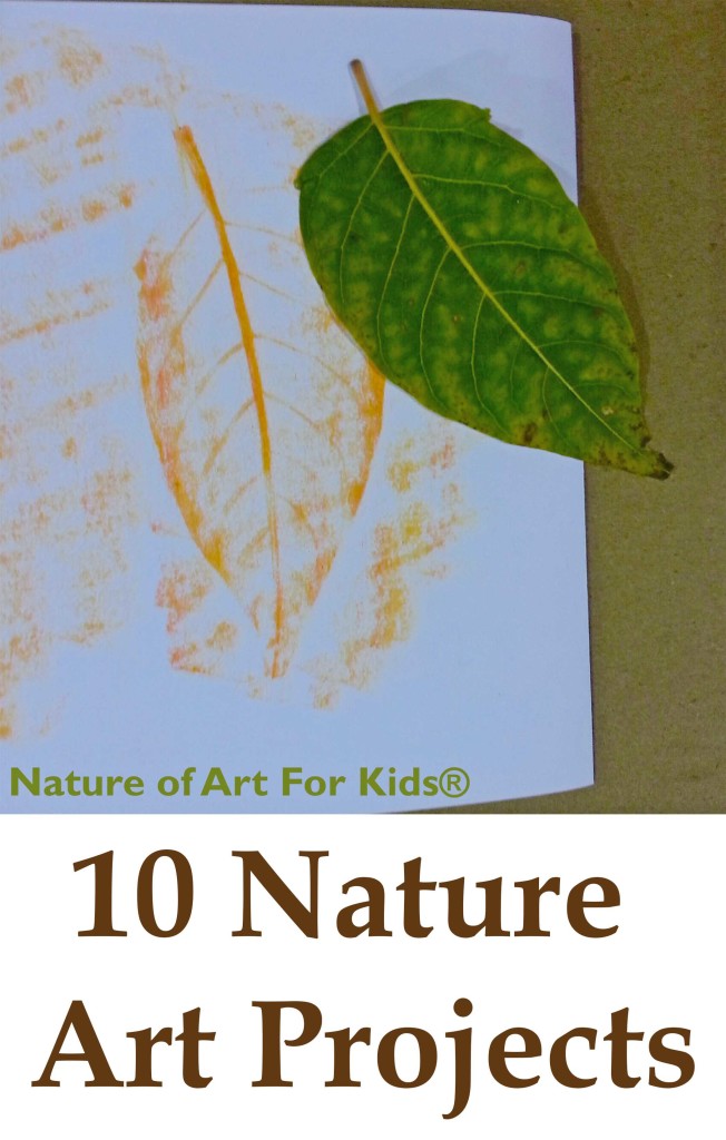 10 top nature art projects for kids list, what to make with children