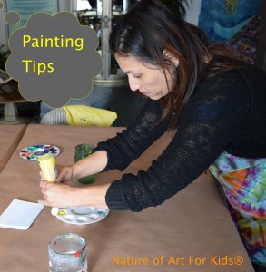 teach kids primary mixing color mixing , step by step, art lessons