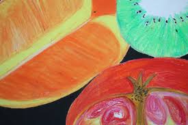 Kids Geometric Symmetry Fruit Drawing Lessons