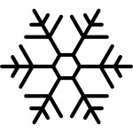 snowflake-with-hexagon-shape-outline_318-40429