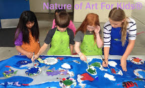 Kids Canvas Mural Projects, Painting Program San Diego
