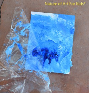 Kids Art Painting | Ocean Water | Map Technique Lessons plastic