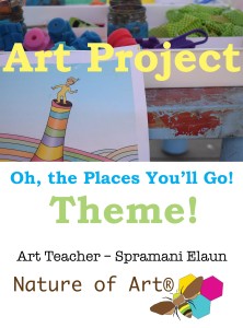 Oh, the Places You'll Go, Dr Seuss - Painting Art Project Kids