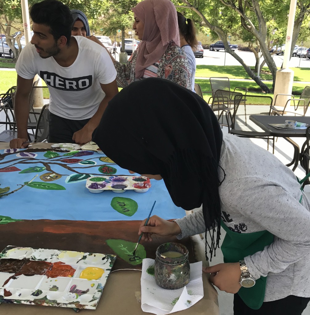 World Peace Mural | Valuable Lessons From Iraqi Students, painting