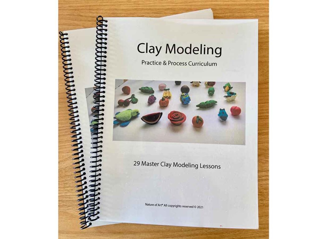sensory art clay modeling teaching curriculum for early childhood and primary, elementary grades
