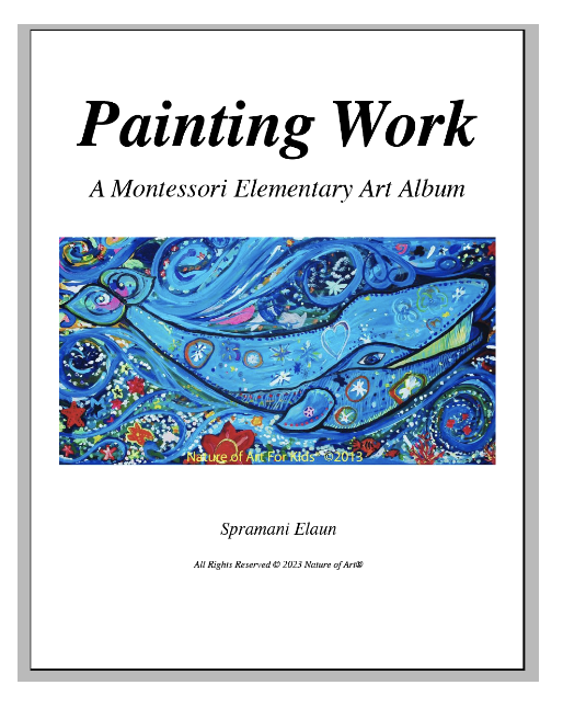 Painting Brushstrokes for Beginners, painting work for montessori children guide
